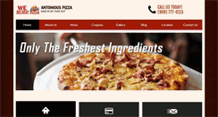 Desktop Screenshot of antoniouspizzagrandterrace.com